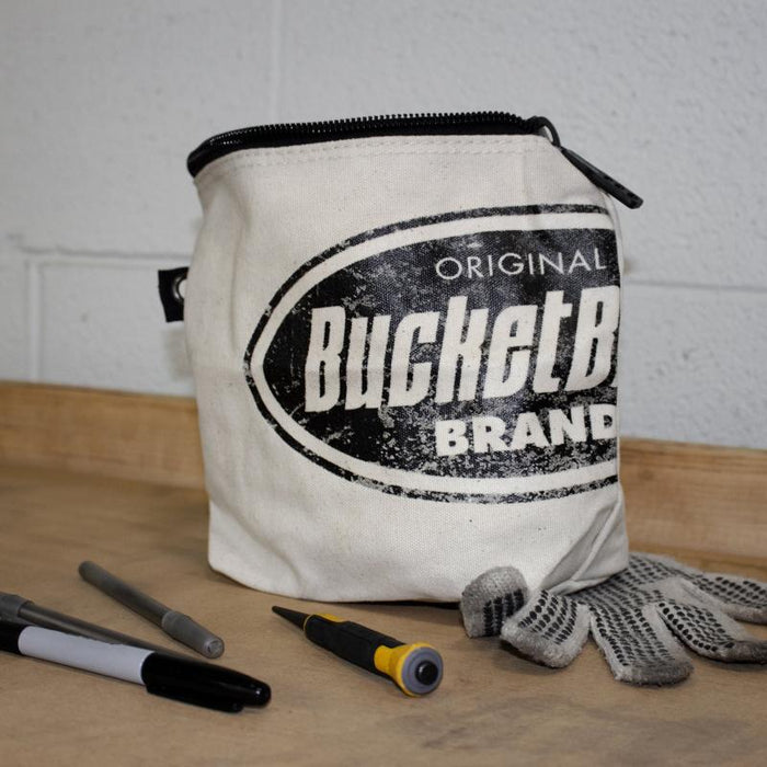 Bucket Boss 25100 Heavy-Duty Document Canvas Bag with Zipper
