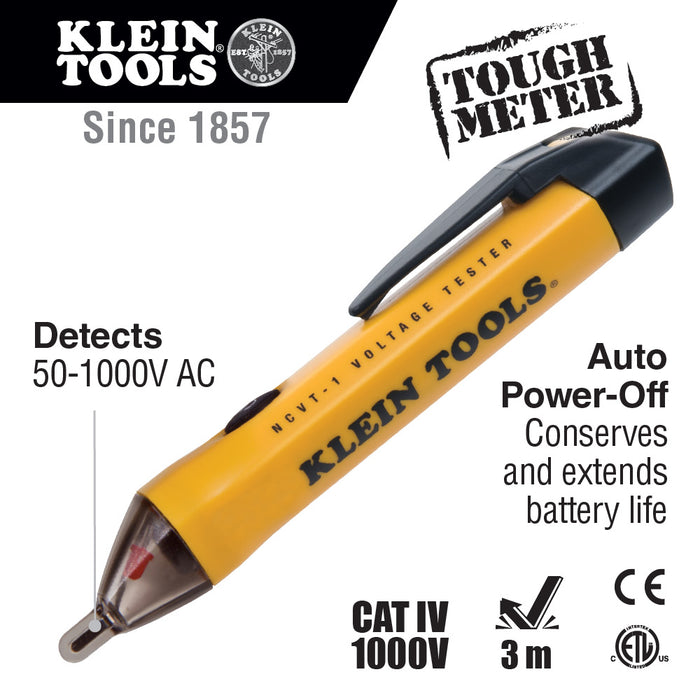 Klein Tools NCVT-1 Non-Contact Voltage Tester, 48-1000 VAC