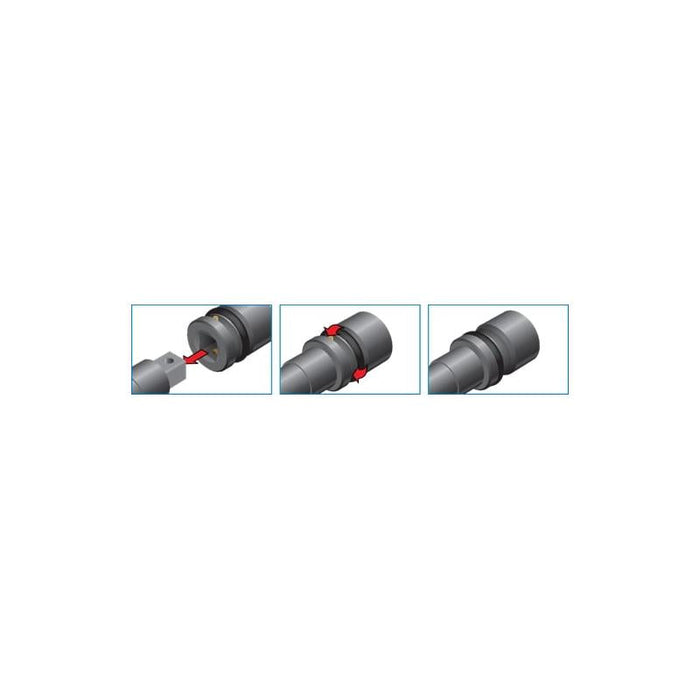 Gedore 2734699 K21SL Impact Socket 1" Drive Impact-Fix Long 30 mm