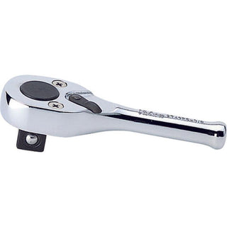 Ko-Ken 2749PS-3/8 3/8 Sq. Dr. Ratchet Handle 24 teeth Short Length 75mm Polished Handle