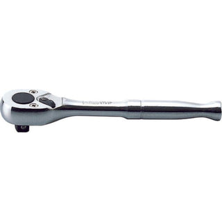Ko-Ken 2753P 1/4 Sq. Dr. Ratchet Handle 20 teeth Length 115mm Polished Handle