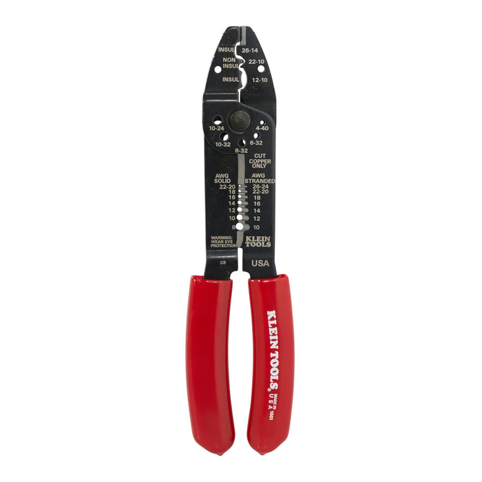 Klein Tools 1001 Multi-Purpose Electrician's Tool 8-22 AWG Red 8 1/2 Inches