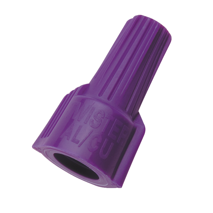 Ideal 30-265 Twister AL/CU Wire Connector, Model 65, Purple, 100/box