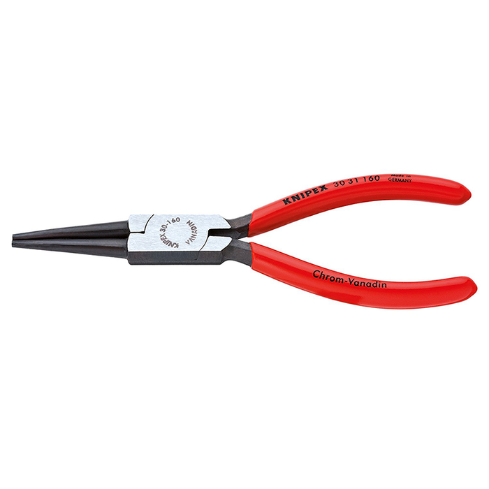 KNIPEX 30 31 160 Long Nose Pliers 6,3" with smooth gripping surfaces