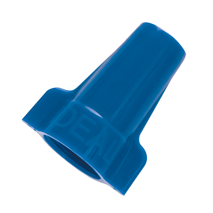 Ideal 30-654 Wing-Nut Wire Connector, Model 454 Blue, 100/bag
