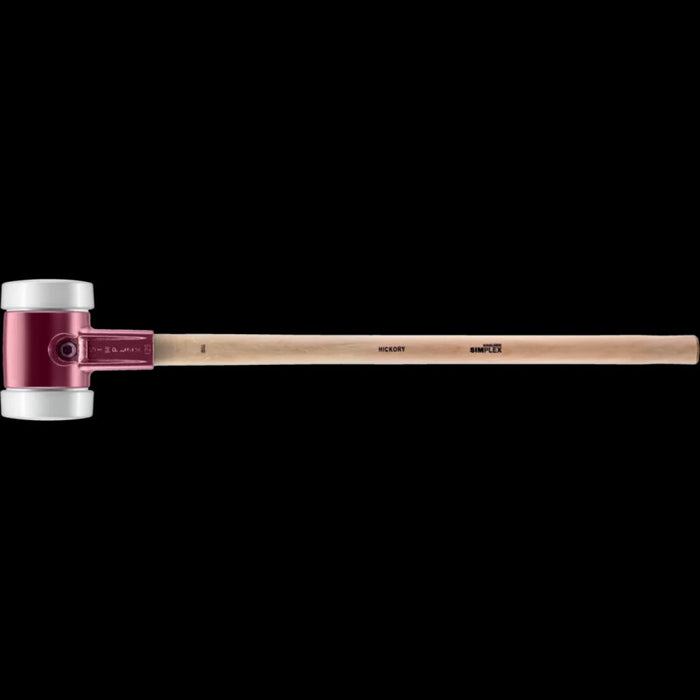 Halder 3007.141 Simplex Sledgehammer with Superplastic Inserts Cast Iron Housing and Hickory Handle