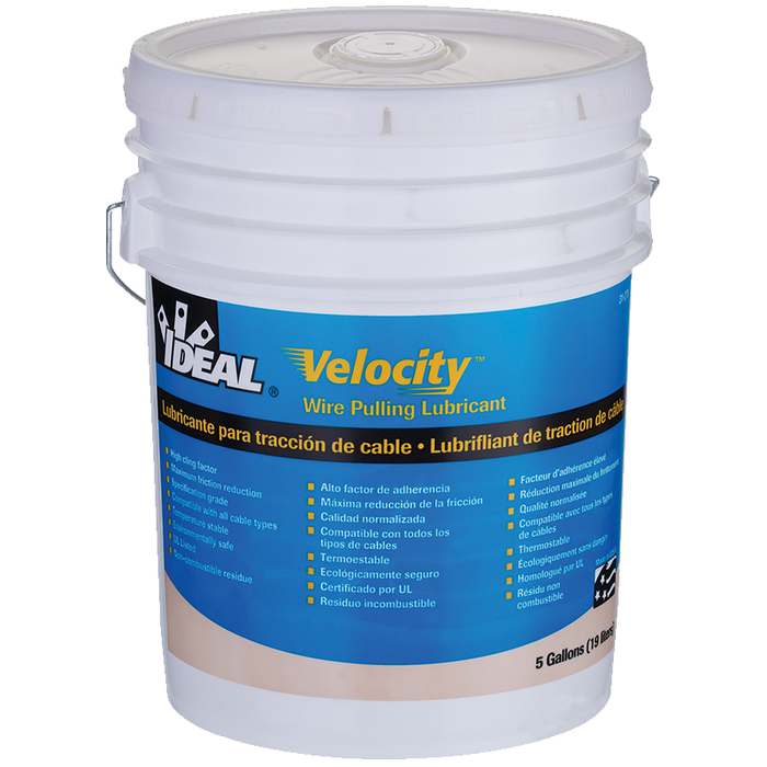 Ideal 31-278 Velocity Cable Pulling Lubricant (5 Gallon Bucket)