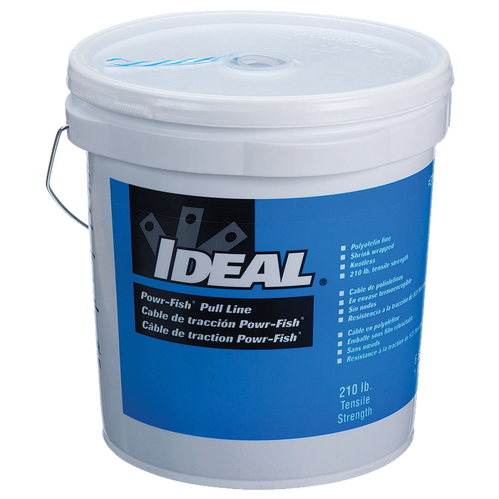 Ideal 31-340 Powr-Fish Pull Line in a Bucket, 210lb. x 6,500'