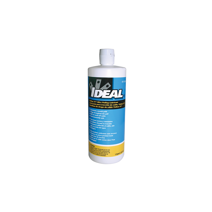 Ideal 31-358 Yellow 77 Wire Pulling Lubricant (1-Quart Squeeze Bottle)