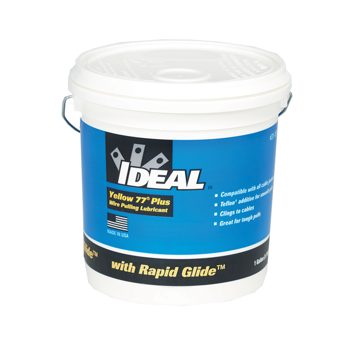 Ideal 31-391 Yellow 77 Plus Wire Pulling Lubricant (1-Gallon Bucket)