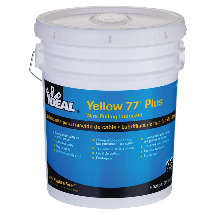 Ideal 31-395 Yellow 77 Plus Wire Pulling Lubricant (5-Gallon Bucket)