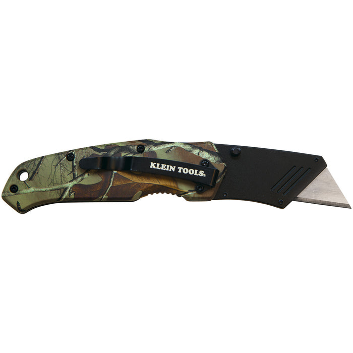 Klein Tools 44135 Camo Assisted-Open Folding Utility Knife