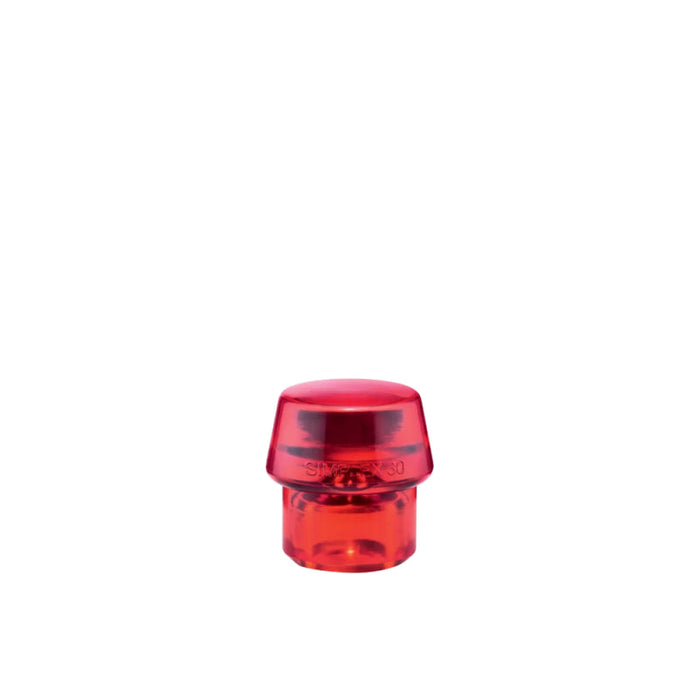 Halder 3206.030 Simplex Replacement Face Insert, Red Hard Plastic D.30 mm