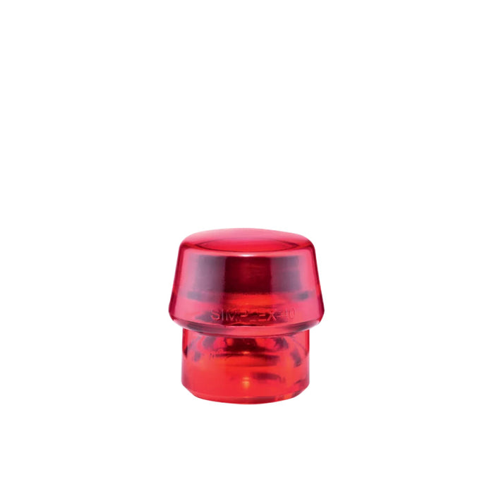 Halder 3206.040 Simplex Replacement Face Insert, Red Hard Plastic D.40 mm