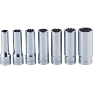 Ko-Ken 3215M Socket set 12 Point 7 pieces 3/8 Sq. Drive