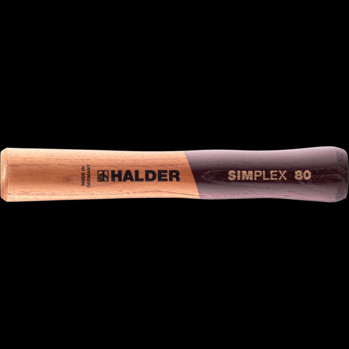 Halder 3244.082 Simplex Replacement Handle, Acacia Hard Wood / Size 80 Short Version