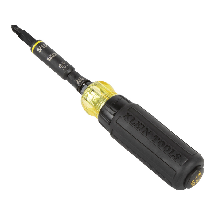 Klein Tools 32500HDRT 11-in-1 Ratcheting Impact Rated Screwdriver / Nut Driver
