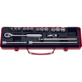 Ko-Ken 3250M 3/8 Sq. Dr. Socket set 6 point 17 pieces