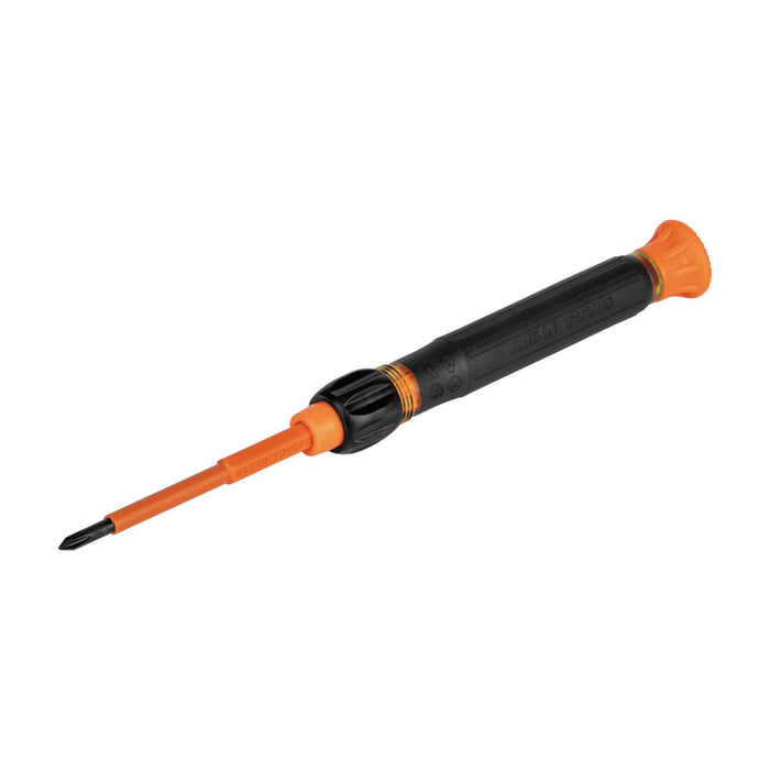 Klein Tools 32581INS 2-in-1 Insulated Electronics Screwdriver, Phillips & Slotted Bits