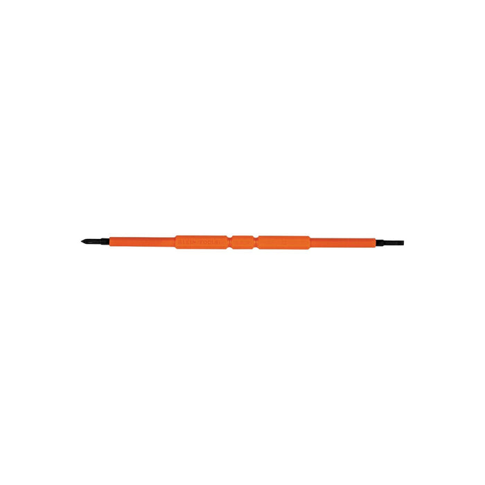 Klein Tools 13157INSP Screwdriver Blades, Insulated Double-Ended Slotted & Phillips, 2-Pack