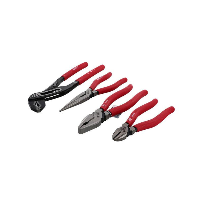 Wiha 32647 4 Piece Classic Grip Pliers and Cutters Set