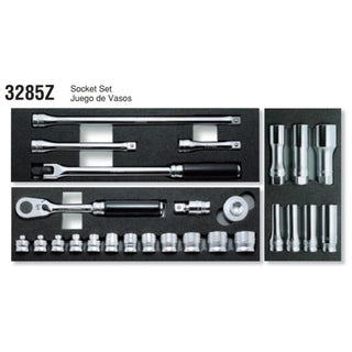 Ko-Ken 3285Z 3/8 Sq. Dr. Socket set Z-series 26 pieces