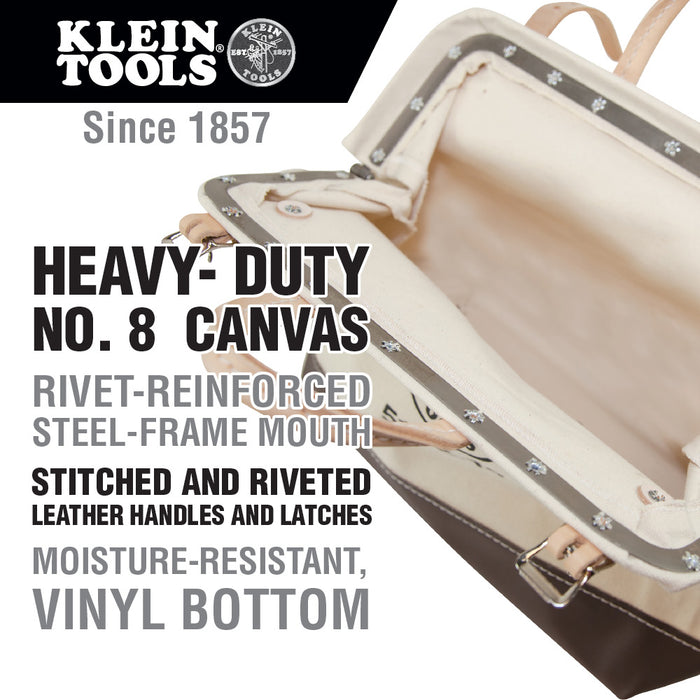 Klein Tools 5102-12 12-Inch Canvas Tool Bag