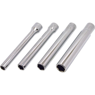 Ko-ken 3300M/4-L120 3/8"Sq. Dr. 6 point Socket set 8 mm-14 mm L.120 mm 4 Pcs