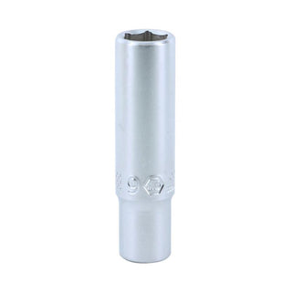 Wiha Tools 33346 1/4" Dr. Deep Socket Inch, 6 Pt, 9.0mm
