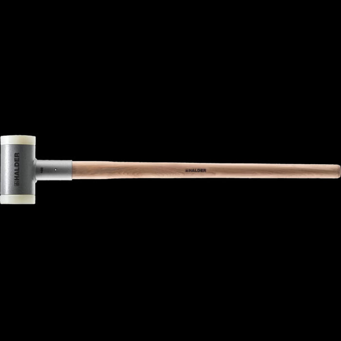 Halder 3366.0s5 Supercraft Dead Blow, Non-Rebounding "Light Duty" Sledgehammer with Nylon Face Inserts Steel Housing and Hickory Handle