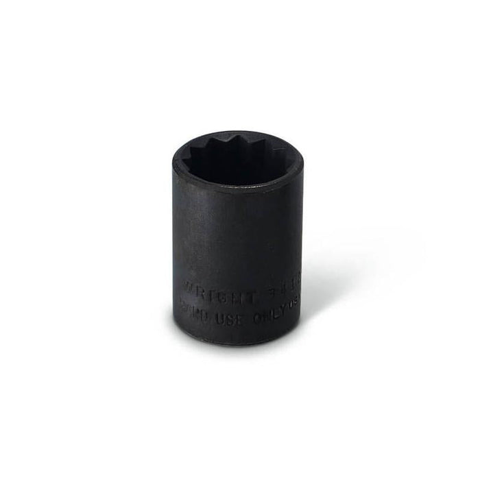Wright Tool 34120 1/2-Inch Drive 5/8-Inch 12 Point Black Industrial Socket