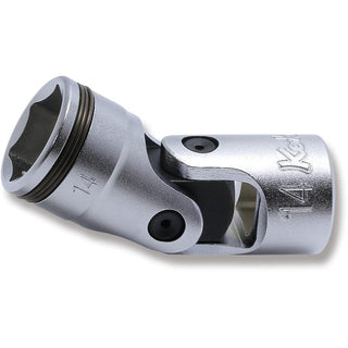 Ko-Ken 3441M-14 3/8 Sq. Dr. Universal Socket 14mm Nut Grip Length 49.5mm