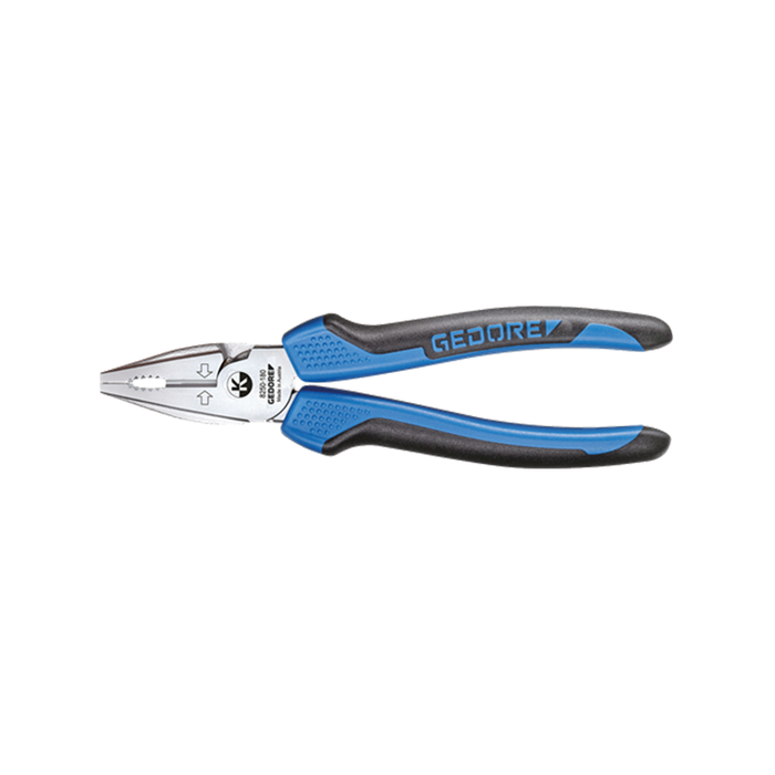 Gedore 6707070 8250-180 JC Power Combination Pliers, 180 mm