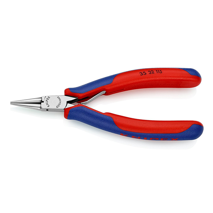 Knipex 35 32 115 Electronics Pliers with round jaws with soft grip