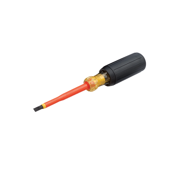 Ideal 35-9150 Slotted 1/4" x 4" Insulated Screwdriver