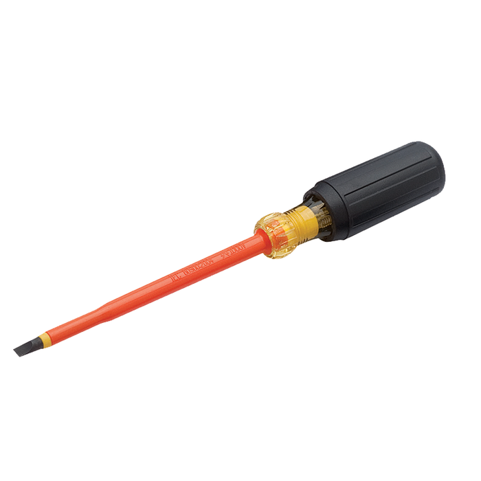 Ideal 35-9151 Slotted 1/4" x 6" Insulated Screwdriver