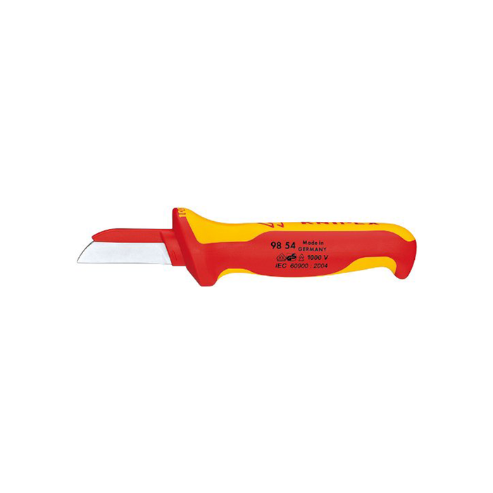 Knipex 98 54 Insulated Cable Knife - Plastic Back