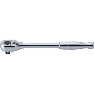 Ko-Ken 3753P 3/8 Sq. Dr. Ratchet Handle 24 teeth Length 200mm Polished Handle