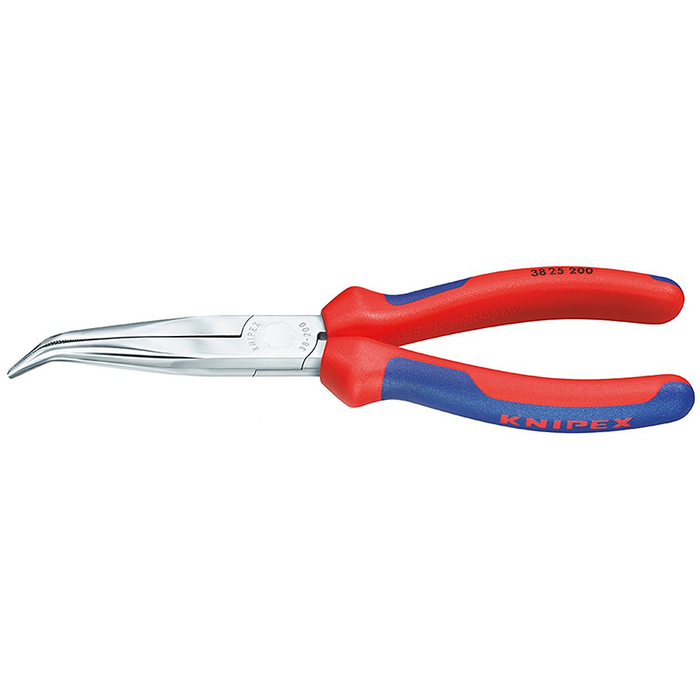 Knipex 38 25 200 Mechanics Pliers 7,87" with soft handle angled