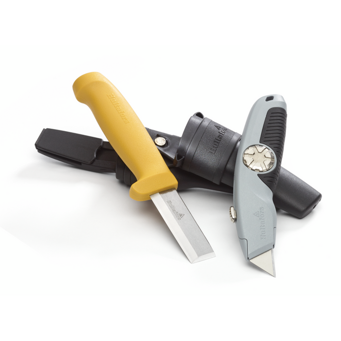 Hultafors 381070U STK & URA Double Holster Craftsmen Utility and Chisel Knife