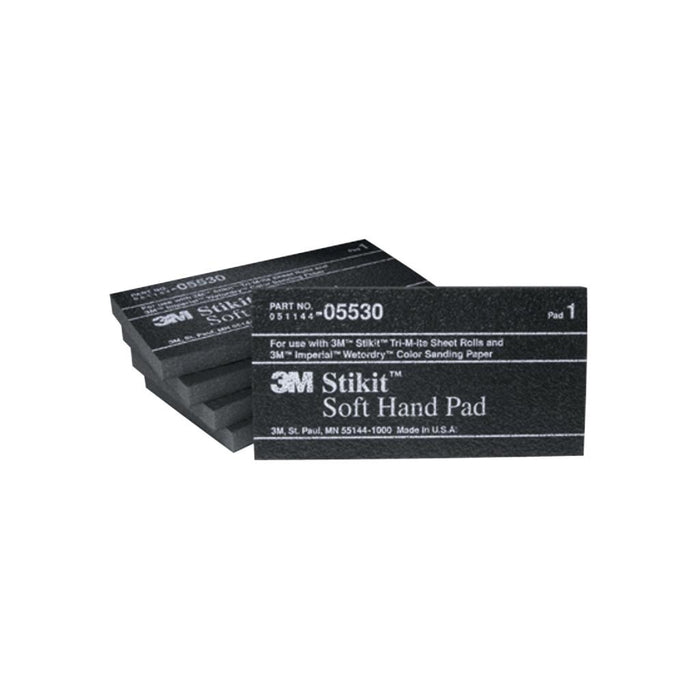 3M Stikit Soft Hand Pad, 05530, 2-3/4 in x 5-1/2 in x 3/8 in, 5 pads
per pack