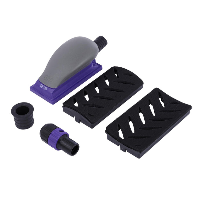 3M Hookit Purple+ Curved Adapter Set Multi Hole, 50728, 70 mm x 127 mm
