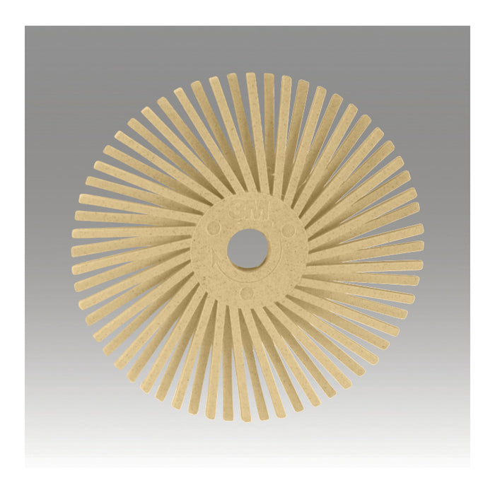 Scotch-Brite Radial Bristle Disc, RB-ZB, 6 Mic, 2 in x 3/8 in, Thin Bristle