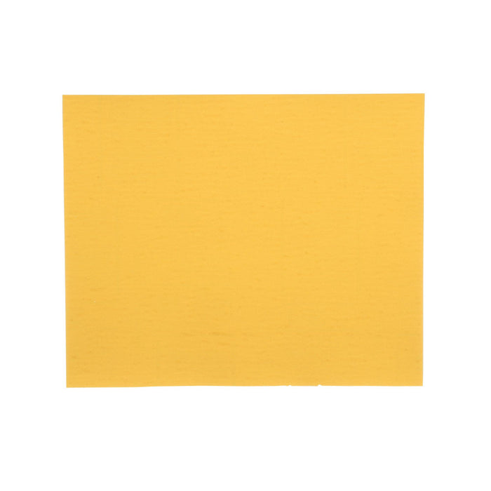 3M Gold Abrasive Sheet, 02546, P150 grade, 9 in x 11 in, 50 sheets per
pack