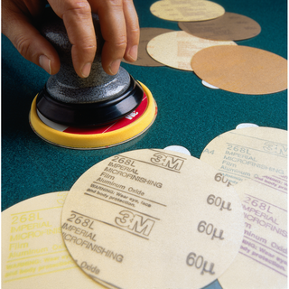 3M Hookit Microfinishing Film Disc 268L, 100 Mic 3MIL, Type D, 5 in x
NH