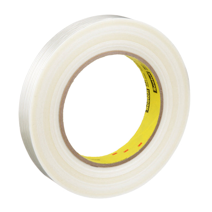Scotch® Filament Tape 897, Clear, 12 mm x 55 m, 5 mil