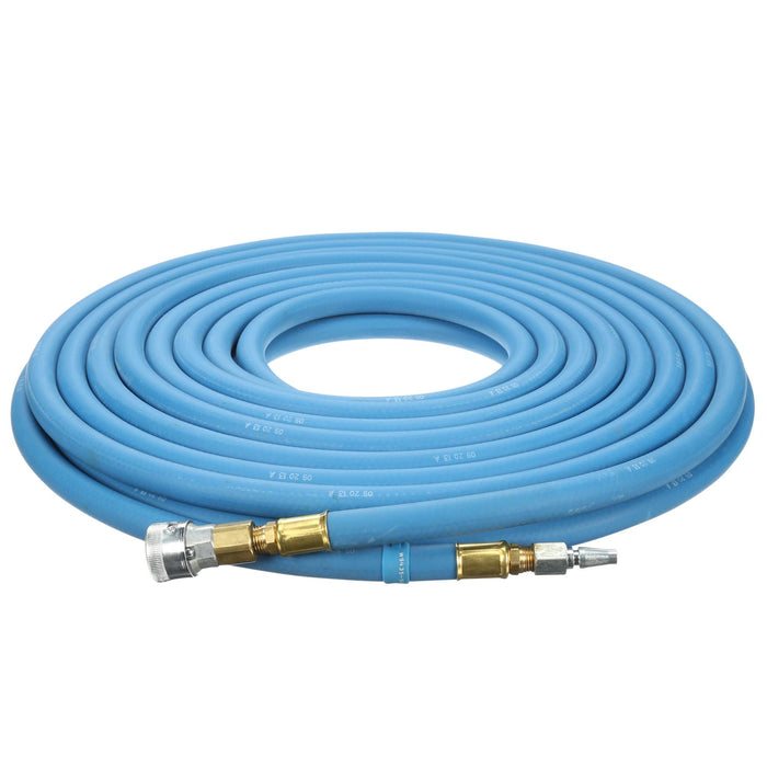 3M Supplied Air Hose W-9445-25, 25 ft, 3/8 in ID, Schrader Fittings