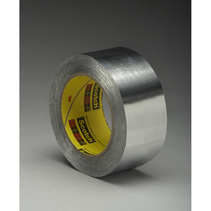 3M High Temperature Aluminum Foil Tape 433L, Silver, 22 in x 60ydD, 3.5
mil