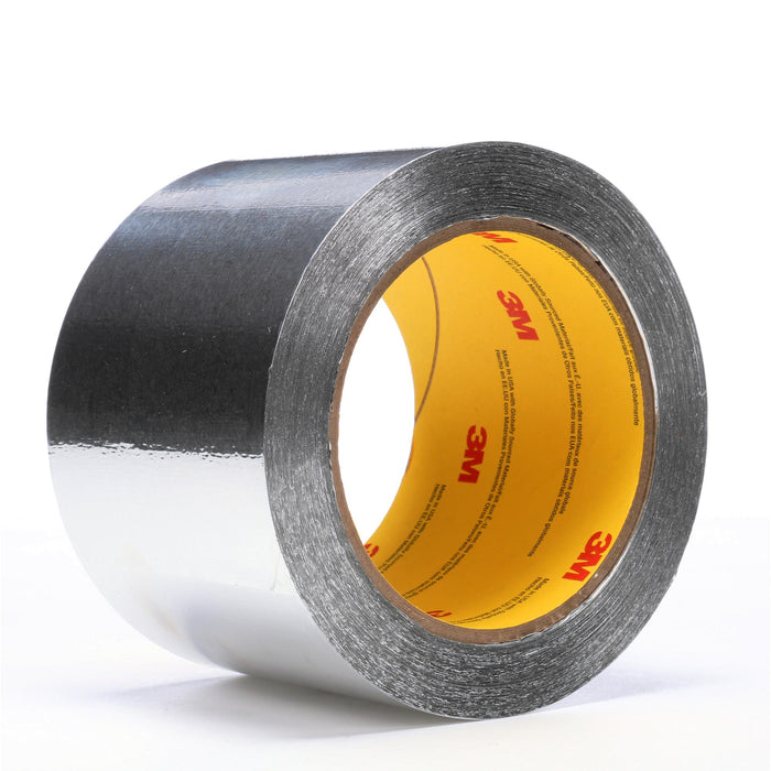 3M Aluminum Foil Tape 425, Silver, 48 in x 60 yd, 4.6mil, 1 roll per
case