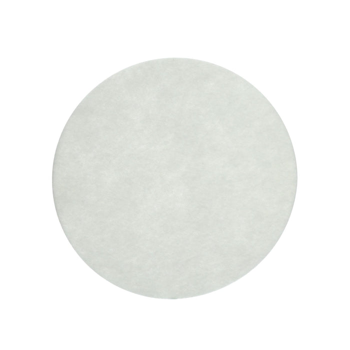 3M Carpet Bonnet Pad, White, 18 in 5/Case